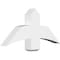 Ekena Millwork Bellingham Architectural Grade PVC Gable Bracket, 36"W x 16 1/2"H x 4"D x 6"F, 11/12 Pitch GBP036X17X0406BEL00 - alternate 1